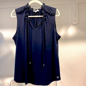 Calvin Klein Split Neck Blouse